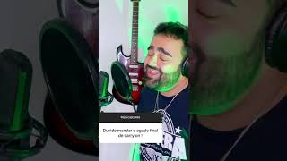 Desafio aceito  Carry on do angra SEM AUTO TUNE [upl. by Lledniuq]