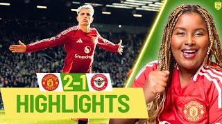 FINALLY 3 POINTS MAN UTD 21 BRENTFORD  LIVE MATCH REACTION  PREMIER LEAGUE [upl. by Seidnac]