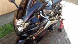 Suzuki GSXR 1000 K6 walkaround and Yoshimura tri cone exhaust sound [upl. by Anaher]