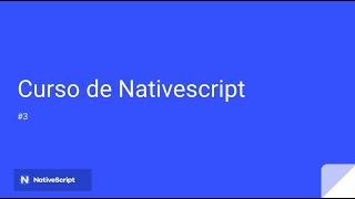 Como crear apps con Nativescript [upl. by Chev182]