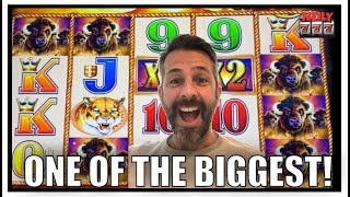 ONE OF mY BIGGEST WINS EVER ON BUFFALO GOLD SLOT MACHINE [upl. by Mcevoy436]