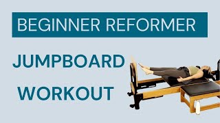 Pilates Reformer Jumpboard Cardio Workout  Beginner to Intermediate Level [upl. by Lokim]