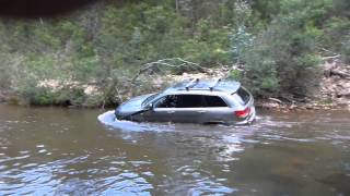 Grand Cherokee WK2 Overland CRD DEEP RIVER CROSSING [upl. by Ellehcram966]