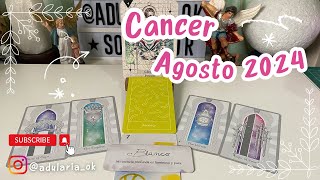 Cancer Tarot Agosto 2024 Trabajo y Amor [upl. by Ahsienaj547]