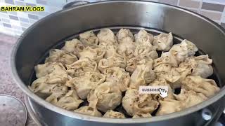 Bahram Vlogs  Beef momos recipe [upl. by Sibell]