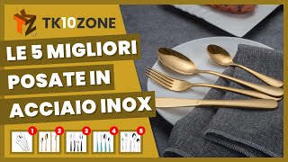 Le 5 migliori posate in acciaio inox [upl. by Ahoufe]