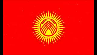 KYRGYZSTAN NATIONAL ANTHEM 🇰🇬 flag kyrgyzstan [upl. by Starla]