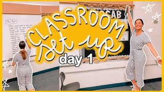 CLASSROOM SET UP DAY 1  2021 School Year [upl. by Hanad340]