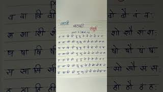 Learn Marathi Barakhadi Writing Practice मराठी बाराखडी लेखन part4 Thepearlcalligraphy [upl. by Ellekram255]