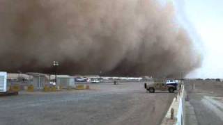 Kuwait SANDSTORM  Camp Buehring 25Mar2011 [upl. by Iraam789]