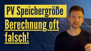 Photovoltaik und Speicher Welche Größe lohnt sich [upl. by Gardia]