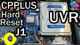 HOW TO RESET ALL CPPLUS UVR  CPPLUS UVR PASSWORD RESET  CPPLUS 8 CHANNEL UVR PASSWORD RESET [upl. by Aamsa]