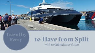 Taking the Ferry to Hvar from Split [upl. by Lanny]