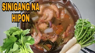 SINIGANG NA HIPON with labanos at kangkong  Home recipe  My Kusina Recipe [upl. by Wieren]