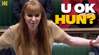 Angela Rayner asks Boris if he’s alright after rambling PMQs answer [upl. by Leima]