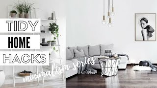 10 Tips For A Tidy Home  Minimalism Series [upl. by Kulda]