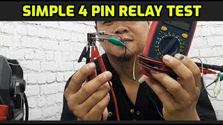 HOW TO TEST A 4 PIN RELAY [upl. by Fidole]