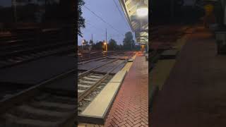 Amtrak Keystone Service train 654 SEPTA Wynnewood Pennsylvania station 9272024 [upl. by Teerell]