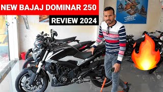 New Bajaj Dominar 250 Detailed Review 2024 🔥  Bajaj Dominar 250 New Model 2024  Bajaj Dominar [upl. by Rafiq]