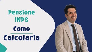 CALCOLO della PENSIONE lordonetto e delletà pensionabile [upl. by Manuela793]