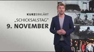 kurzerklärt quotSchicksalstagquot 9 November [upl. by Helene]