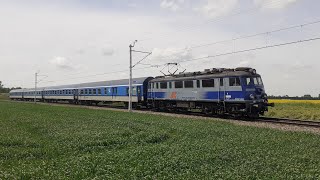 EU07052  TLK ROZTOCZE z Bohumina do Lublina Gł przejeżdża przez Strzeszkowice 24052022 [upl. by Odo566]