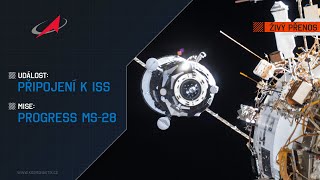 ŽIVĚ Připojení k ISS Progress MS28 [upl. by Ayadahs]