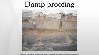 Damp proofing [upl. by Coco]