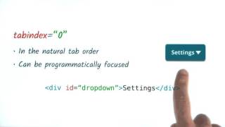 Using Tabindex [upl. by Hadihsar303]