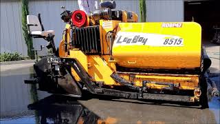 LeeBoy 8515 Asphalt Paver 2022016 Operation [upl. by Navada584]