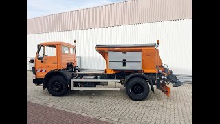 DAIMLERBENZ  1617 C 4x2 Winterdienstausstattung [upl. by Ahseinod56]