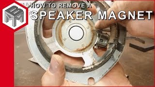 How to remove a speaker magnet the quick and easy way [upl. by Ahseik]