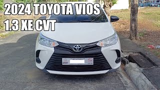 2024 TOYOTA VIOS 13 XE CVT SUPER WHITE II QUICK LOOK  REVIEW  KAYA BA UMAKYAT NG BAGUIO [upl. by Norok945]