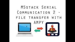 M5Stack Serial Communication pt2  File transfer with Ampy [upl. by Marietta705]