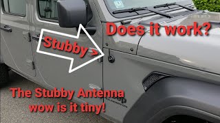 Cheap Jeep Gladiator the stubby antenna 18 Made in USA Quickest mod ever [upl. by Ainedrag]