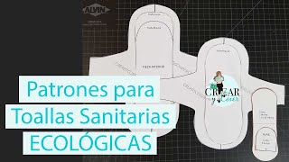 Patrones para Toallas Sanitarias Ecólogicas ¡GRATIS [upl. by Erodaeht]