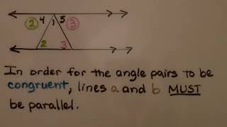 8th Grade Math 112b Justifying the Triangle Sum Theorem [upl. by Mehelhteb36]