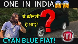 Fiat Linea  One In India  Cyan Blue Tastefully Modified  Karan Tanwar [upl. by Atolrac]