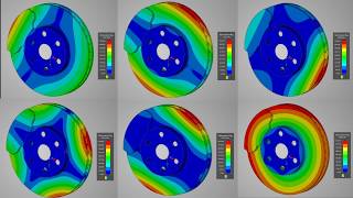 ANALYSIS OF DISC BRAKE IN ANSYS DISCOVERY [upl. by Fortna]