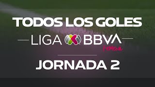 Todos los Goles de la jornada 2 en el Clausura 2024 [upl. by Kceb]