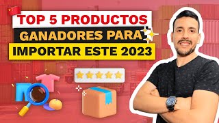 TOP 5 PRODUCTOS TENDENCIA para IMPORTAR de CHINA y VENDER EN LINEA 2024 [upl. by Jonina]