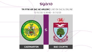 Y GÊM LAWN  Caernarfon 21 Bae Colwyn  JD Cymru Premier [upl. by Cleon]