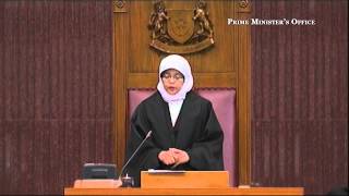 Speaker of Parliament Halimah Yacob Special Parliamentary Sitting [upl. by Binni]