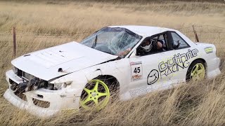 Drift 2  Officer Dans 240SX Crash [upl. by Traci]