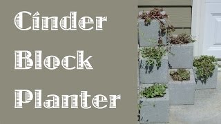 Cinder Block Step Planter [upl. by Arie]