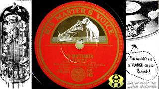 78RPM RESTORATION  Jussi Bjorling  La Mattinata leoncavallo HMV OSB2402 [upl. by Nomzed]