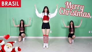 Merry Christmas dance REMIX choreography  Coreografia de Natal  Easy dance  Taty Macieski [upl. by Eirrot242]