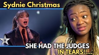 Sydnie Christmas blows Judges away singing My Way  SemiFinals  BGT 2024 REACTION [upl. by Selda578]