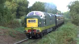 Deltics 55002 amp D9009 on SVR Gala 2013 [upl. by Amend]