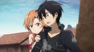 Kirito and Asuna AMV  Heavens Gonna Wait [upl. by Lynsey]